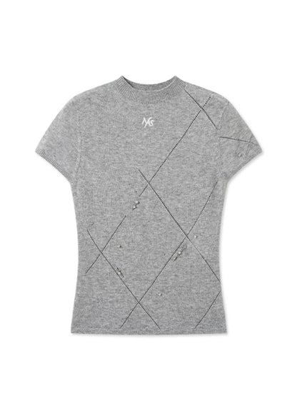 Gelain Pearl Detail Tee