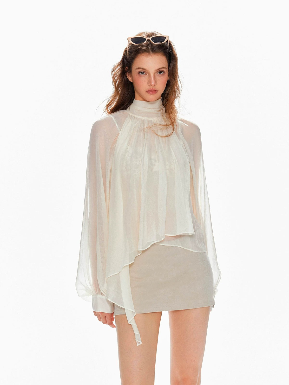 Low Waist Suede Mini A-Line Skirt