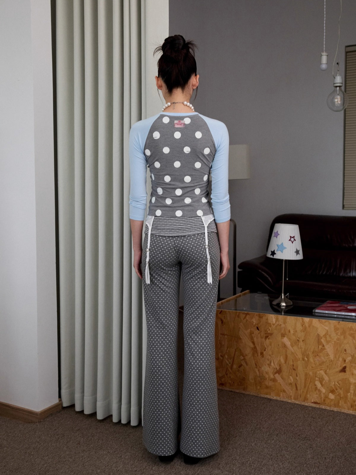 Polka Dot Raglan T-shirt