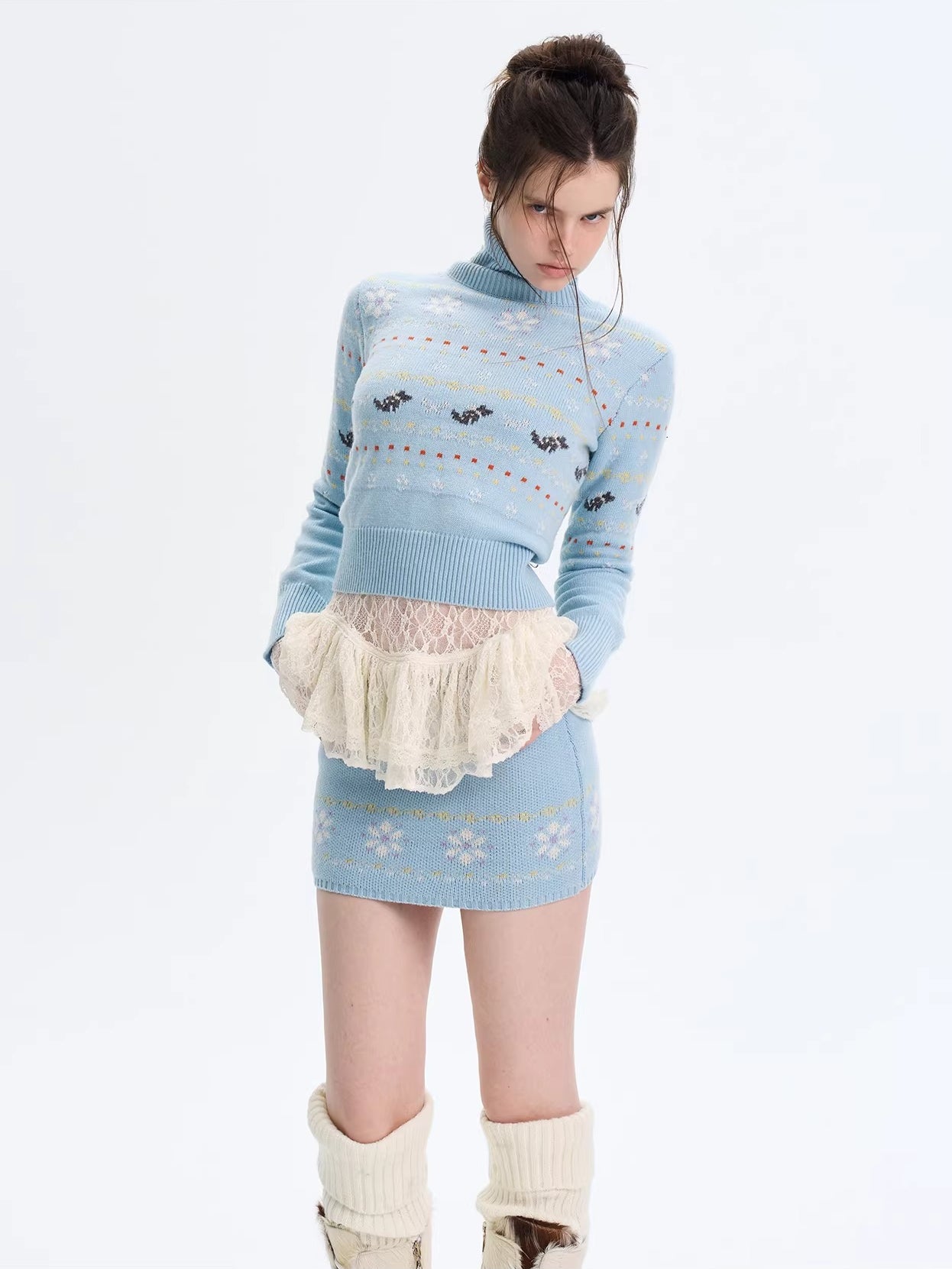 Lace Long Sleeve Base Top