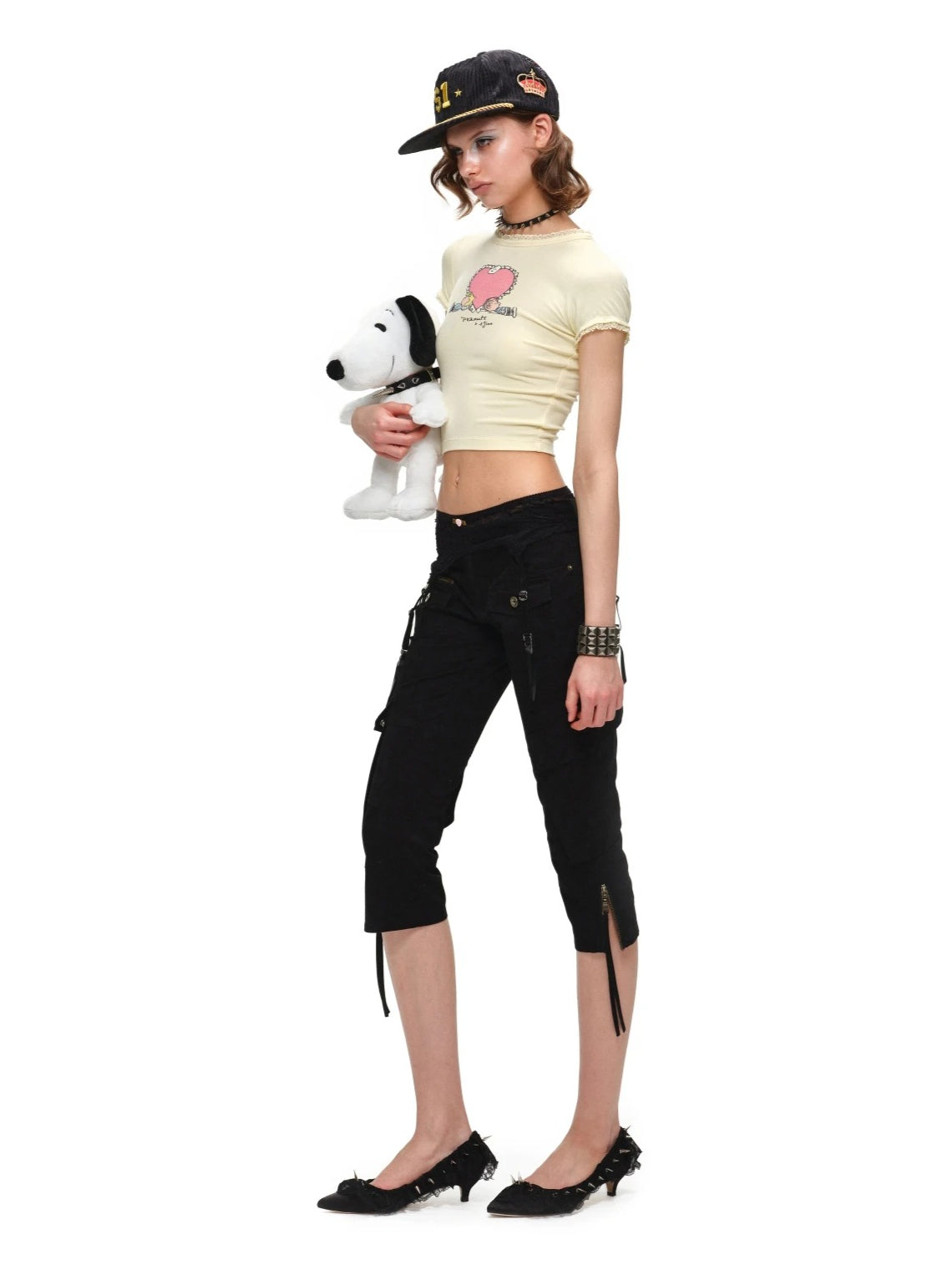 Cargo Straight Biker Shorts