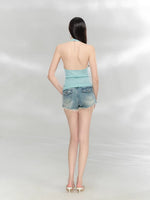 Knot Halter Knit Top