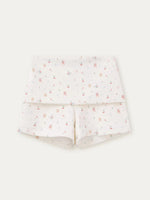 Floral Doll Collar T-shirt &Shorts Set