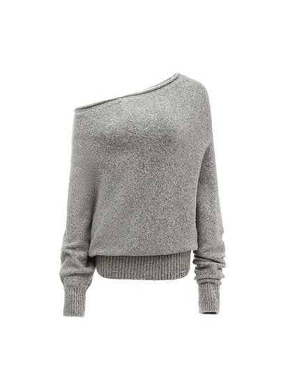 Off-Shoulder Oversized Sweater