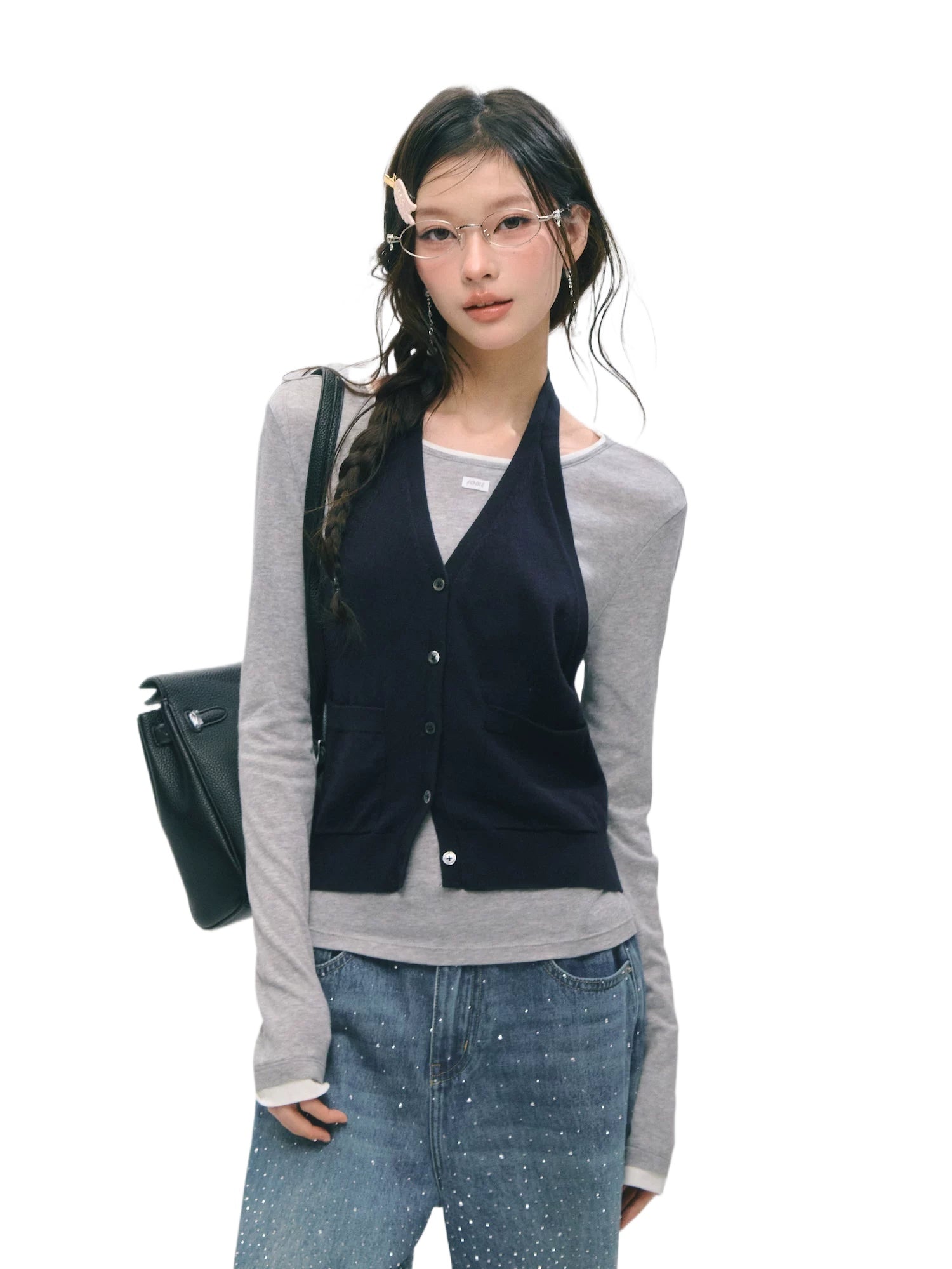 Halter Layered Tee Set