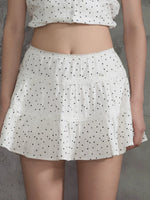 Star Print A Line Skirt