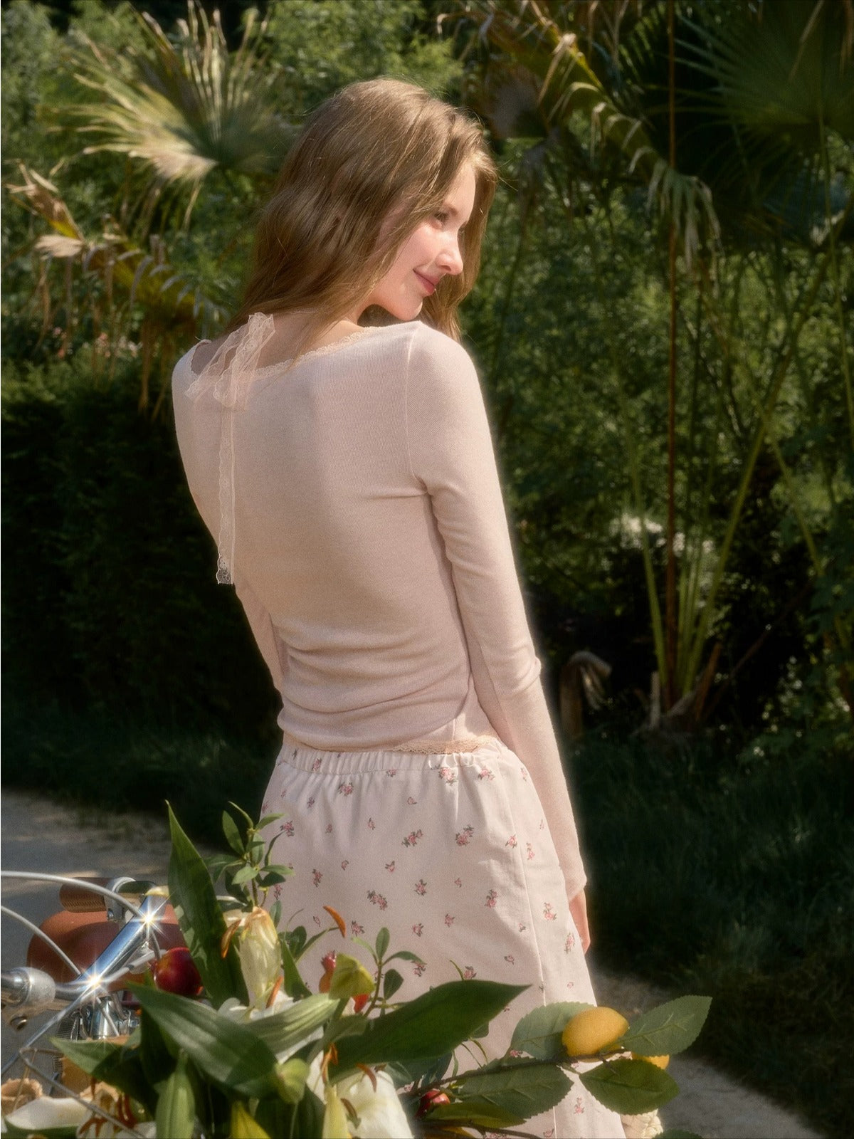 Lace Tie Front Cardigan