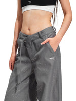 Rhinestone Wide Pants