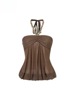 Mesh Halter Tube Top