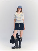 Contrast Trim Shorts