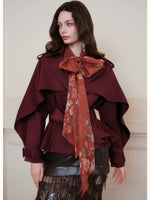 Vintage Wool Blend Trench Coat