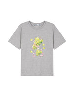 Grape Print Crewneck T-Shirt