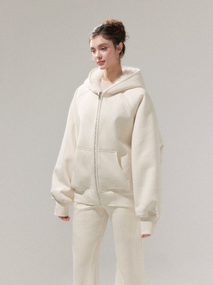 Reversible Hooded Sweatshirt &amp; Fleece Pants Set