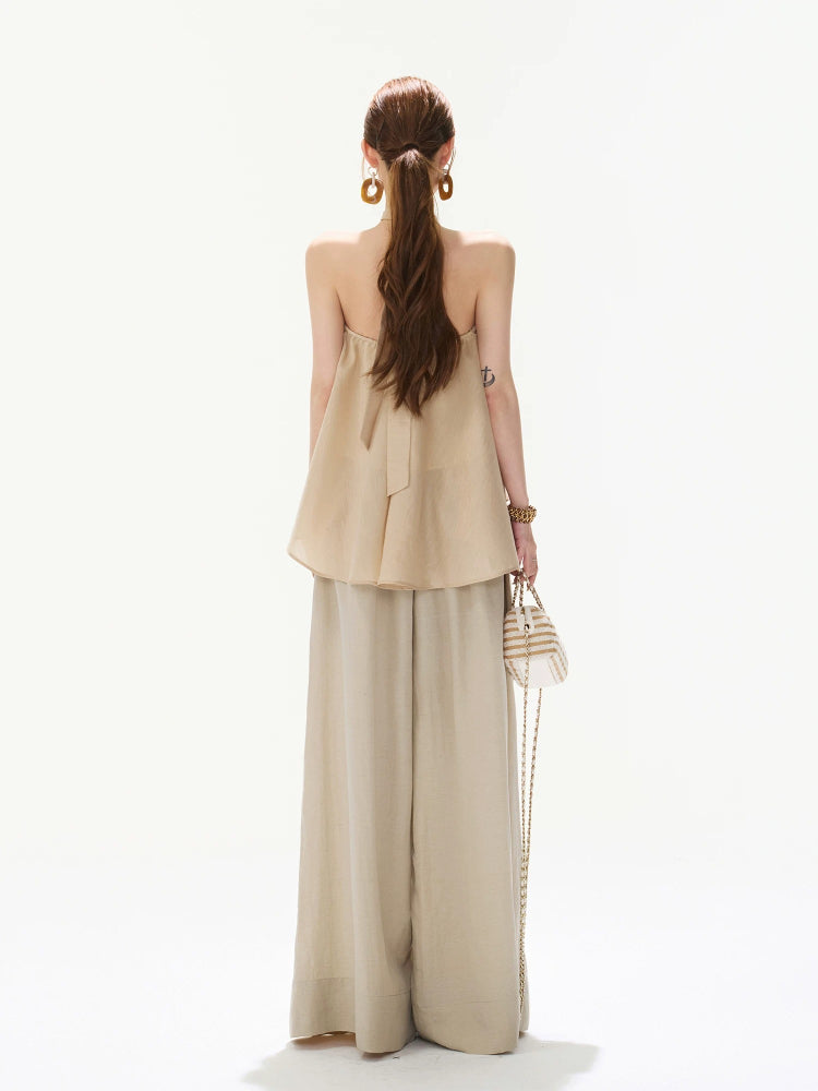 Linen Wide Leg Pants