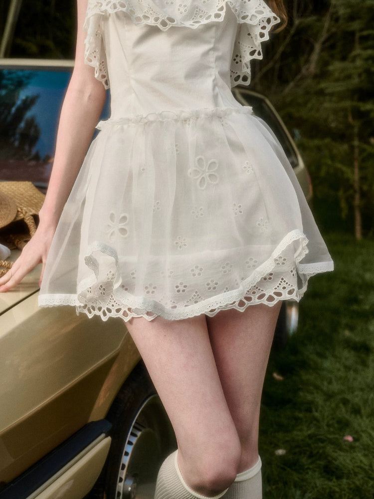 Cotton Embroidered Fairy Dress