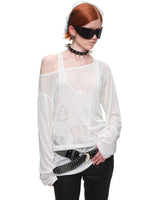Lace Patch Layered Tee
