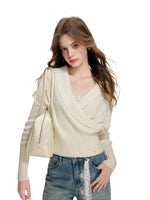 Cross V-Neck Sweater