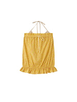 Purple & Yellow Floral Halter Camisole
