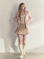 “Oxford Autumn” Wool-Collar Padded Jacket
