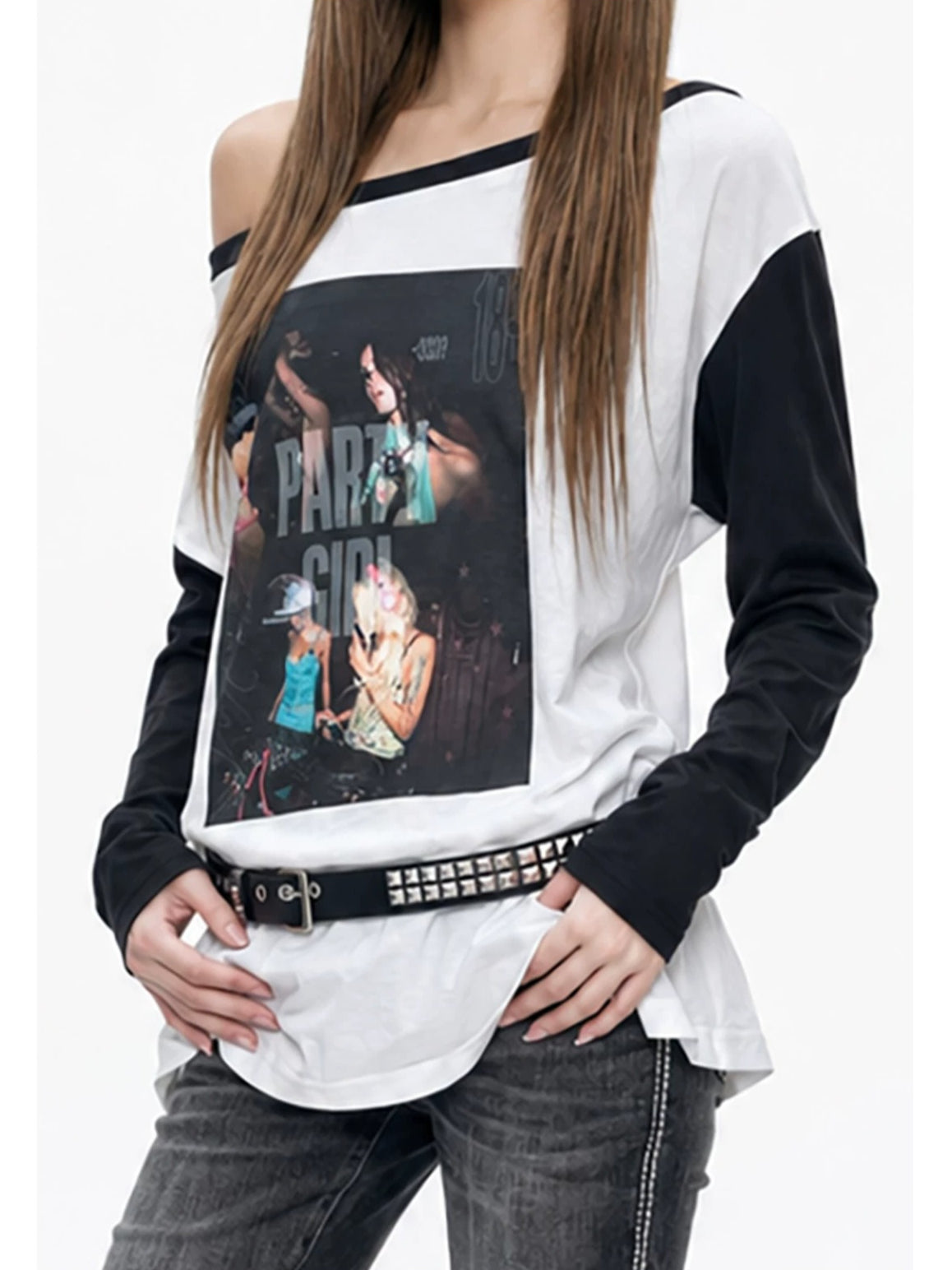 Asymmetric Backless T-Shirt