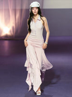 Shirt Collar Vest Dress