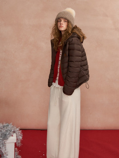 Lace Hood Down Puffer