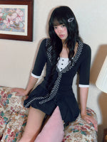 Striped Sailor Layered Top