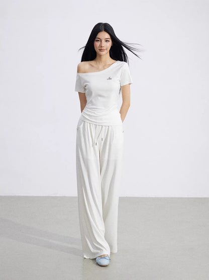 Off-Shoulder Drape Set