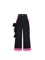 White & Black Bear Cargo Pants