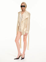 Acetate Trench Coat