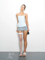 Punk Illusion Denim Shorts