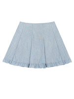 Plaid Shirt Skirt Set