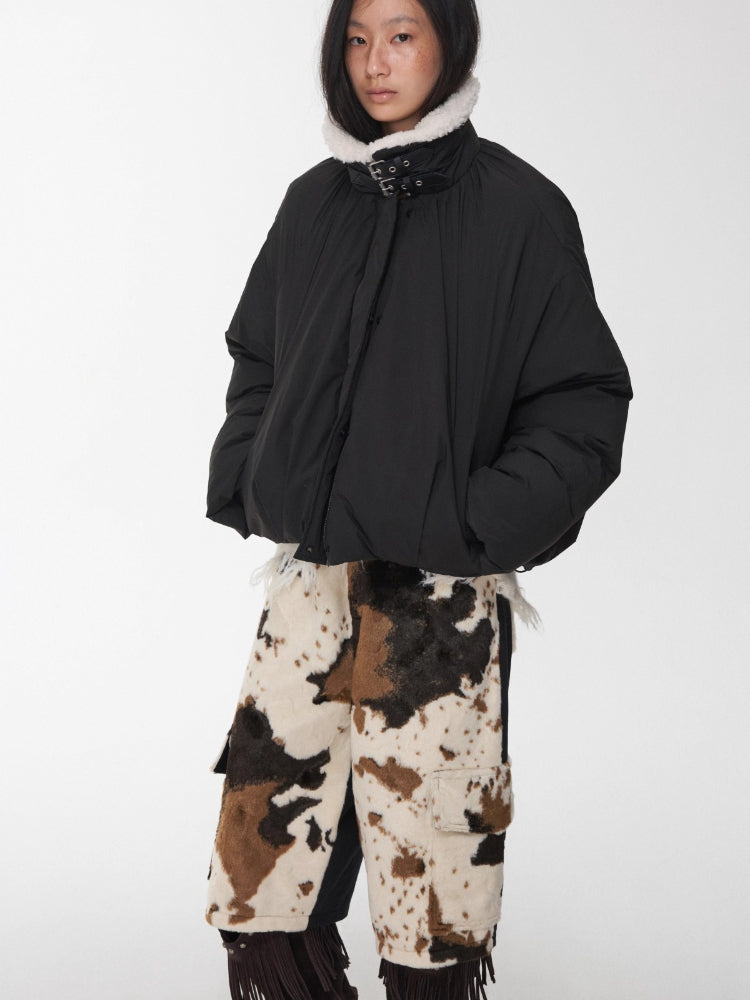 Belted Cocoon Down Jacket