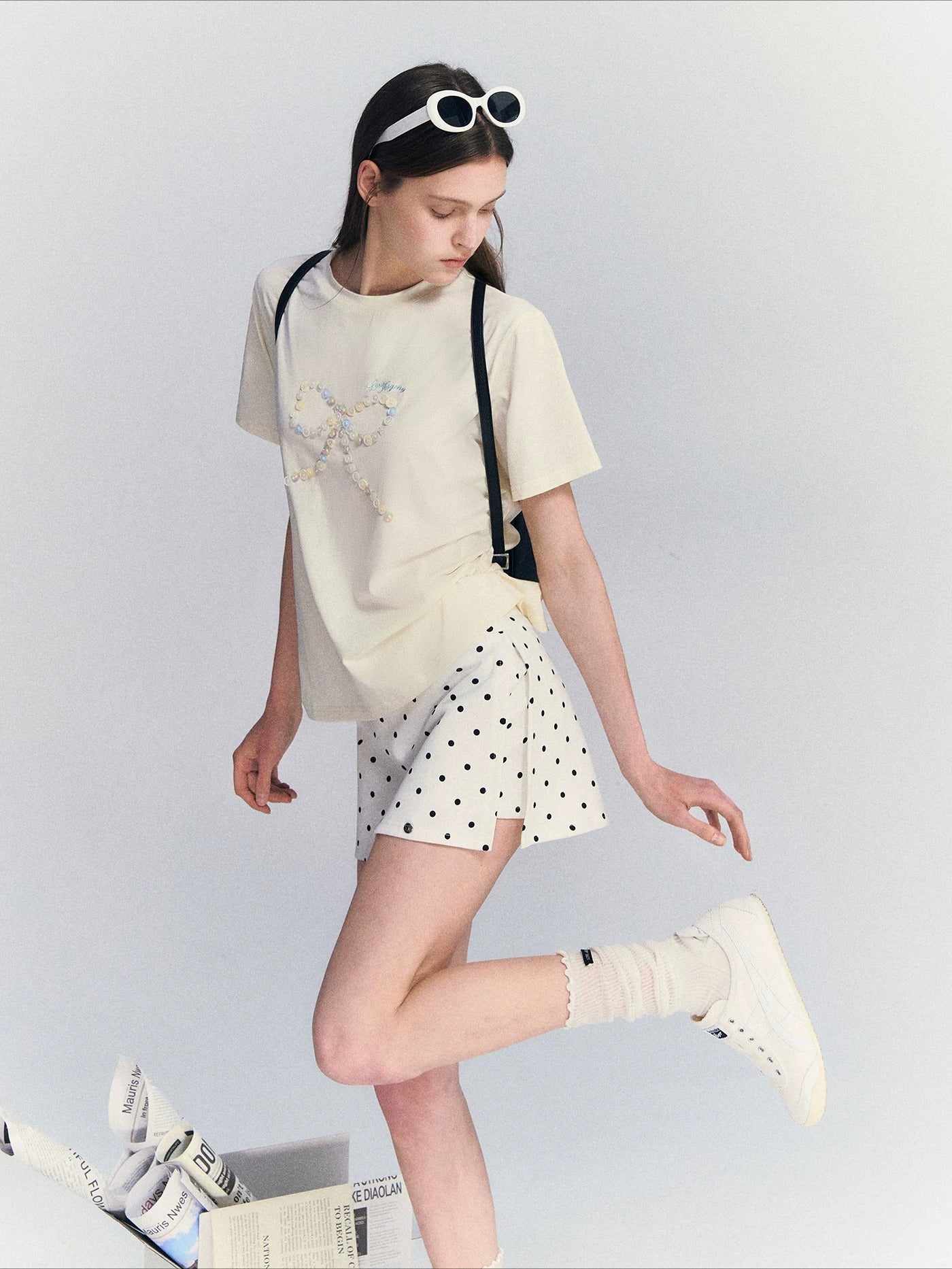 Bow Embroidery T-shirt