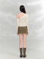 Crystal Asymmetric Print Top