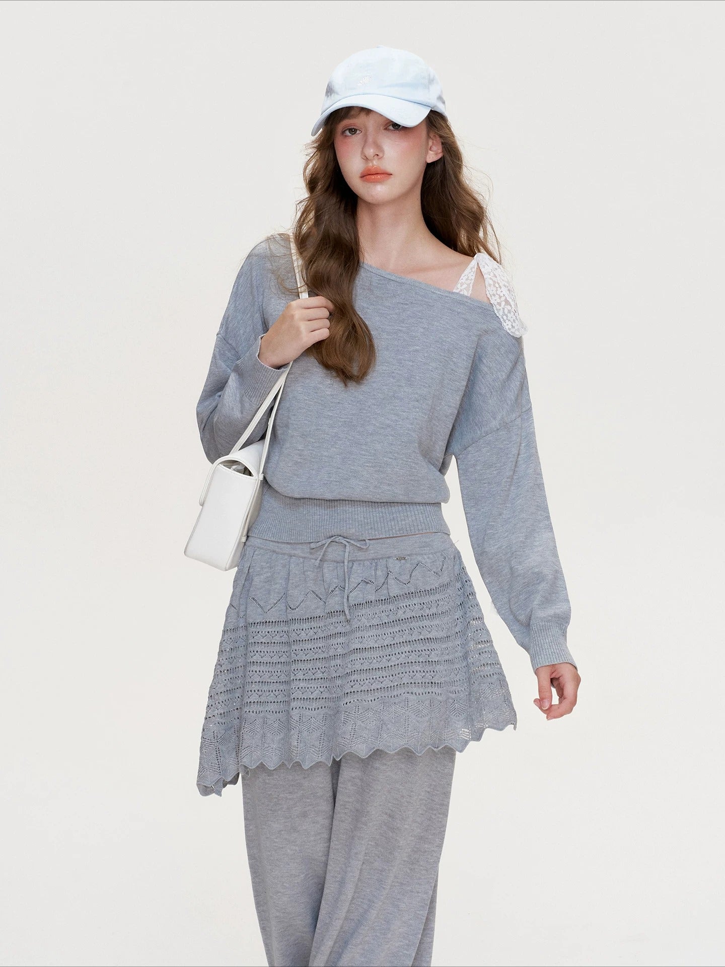 Lace Knit Lounge Set