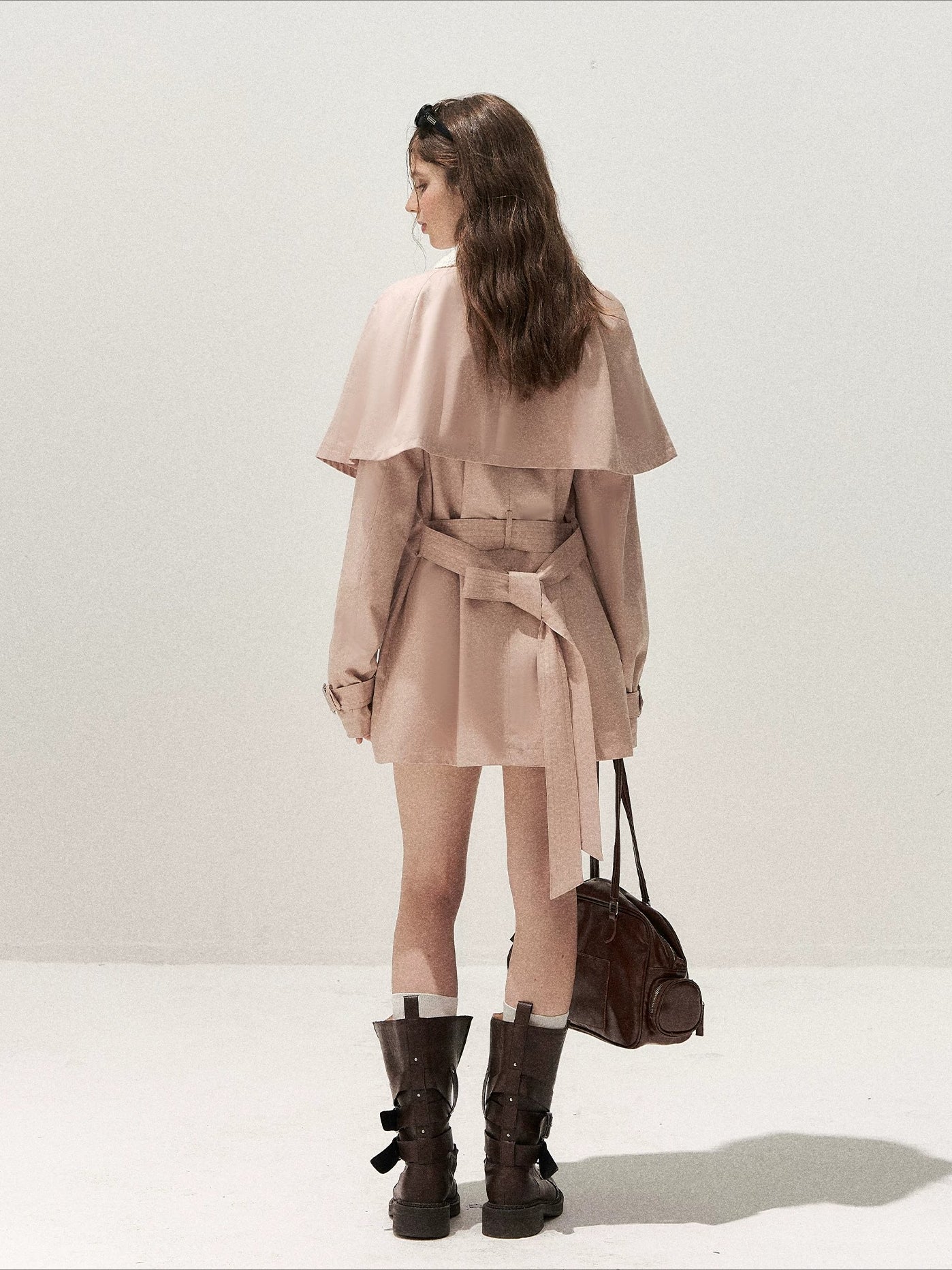 Detachable Cape Trench Coat