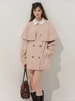 Detachable Cape Trench Coat