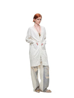 Burnout Sheer Long Cardigan