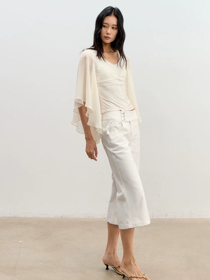 Lyocell V-Neck Top