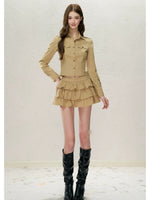 Utility Shirt Skirt Set