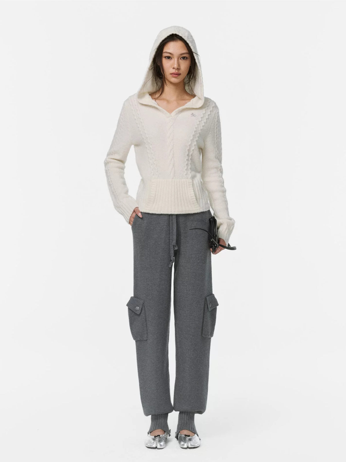 Snow Pocket Wool Jogger Pants