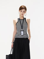 Striped Knit Tank Top