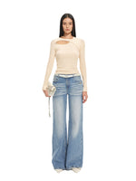 Olympia Cutout Knit Top