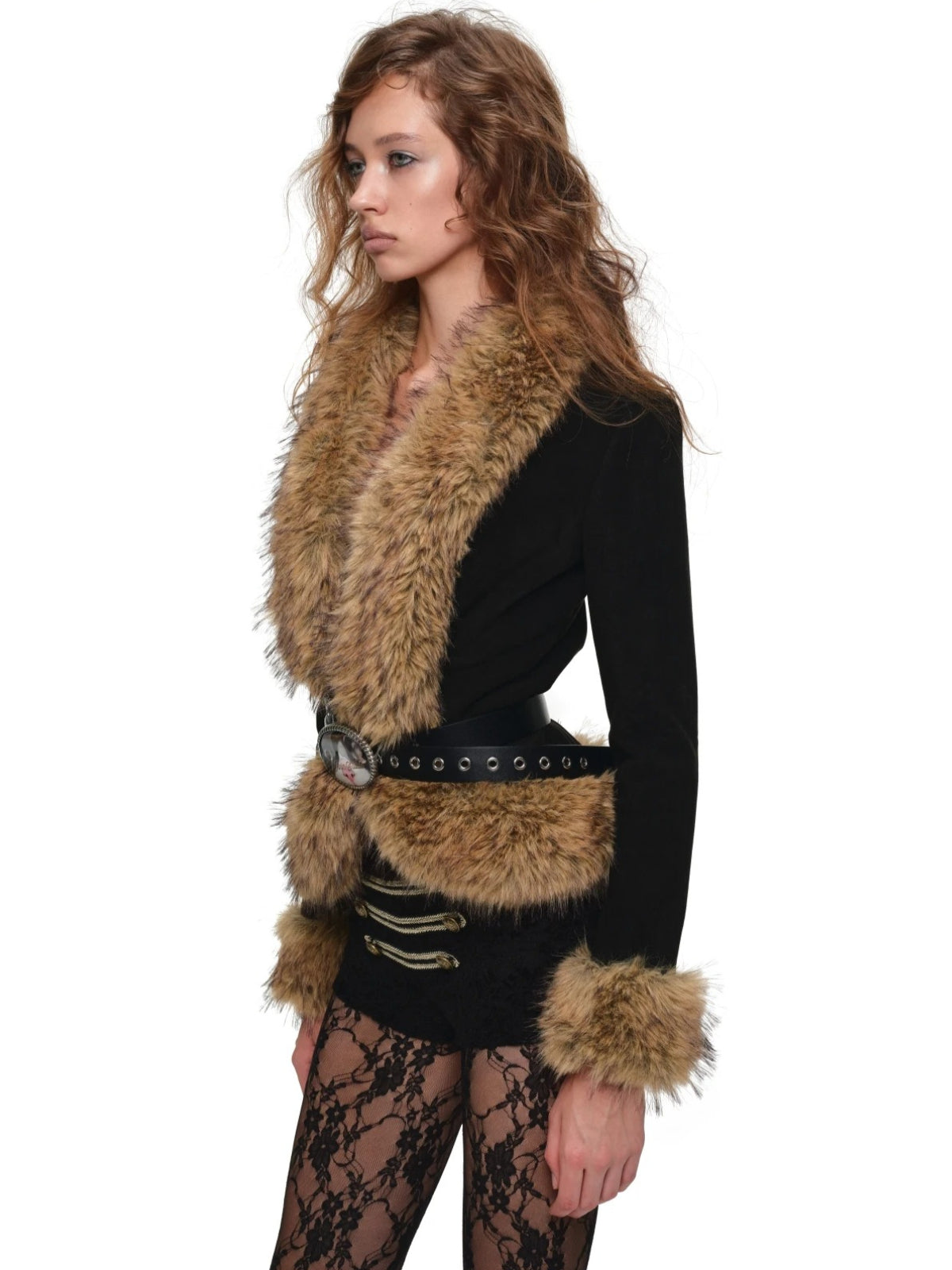 Napoleon Lace Cardigan &amp; Shorts Set