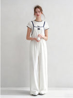 Drawstring Wide-Leg Jumpsuit