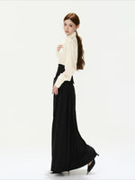 Waist-Tie White Shirt
