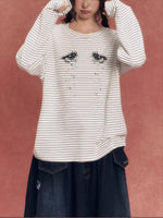 Diamond Tears Striped Tee