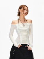 Off-Shoulder Ruched Top