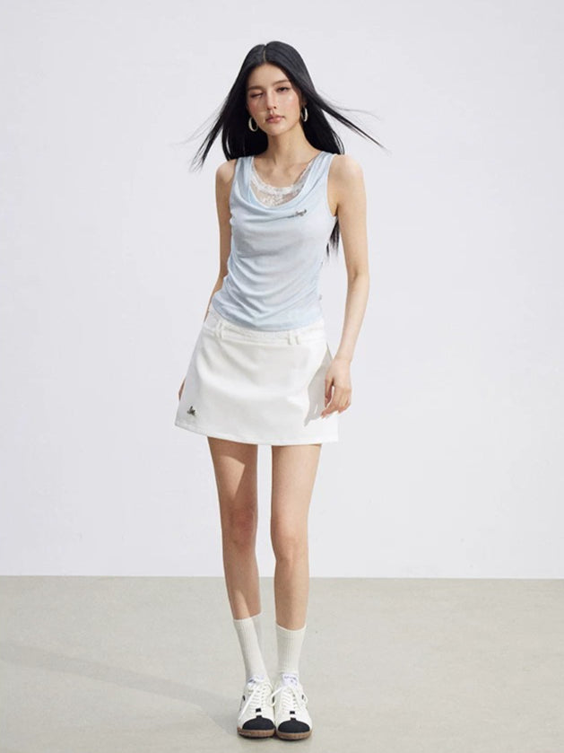 Lace Trim Tank Top